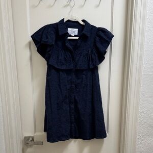 The Shirt by Rochelle Behrens Navy Dress